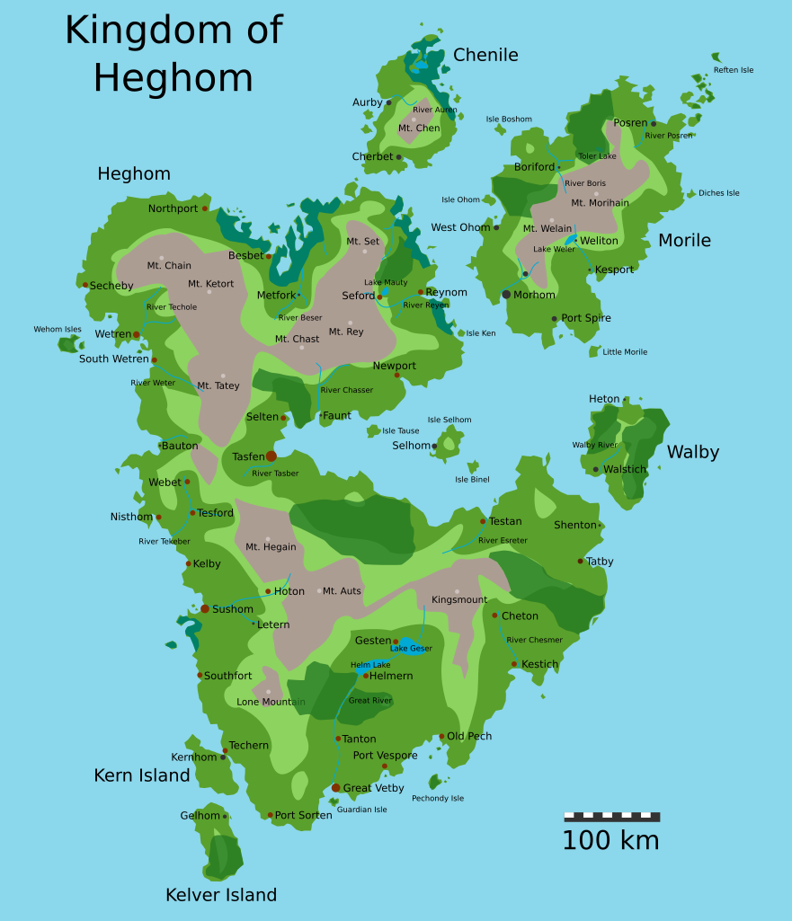 Map of the Kingdom of Heghom