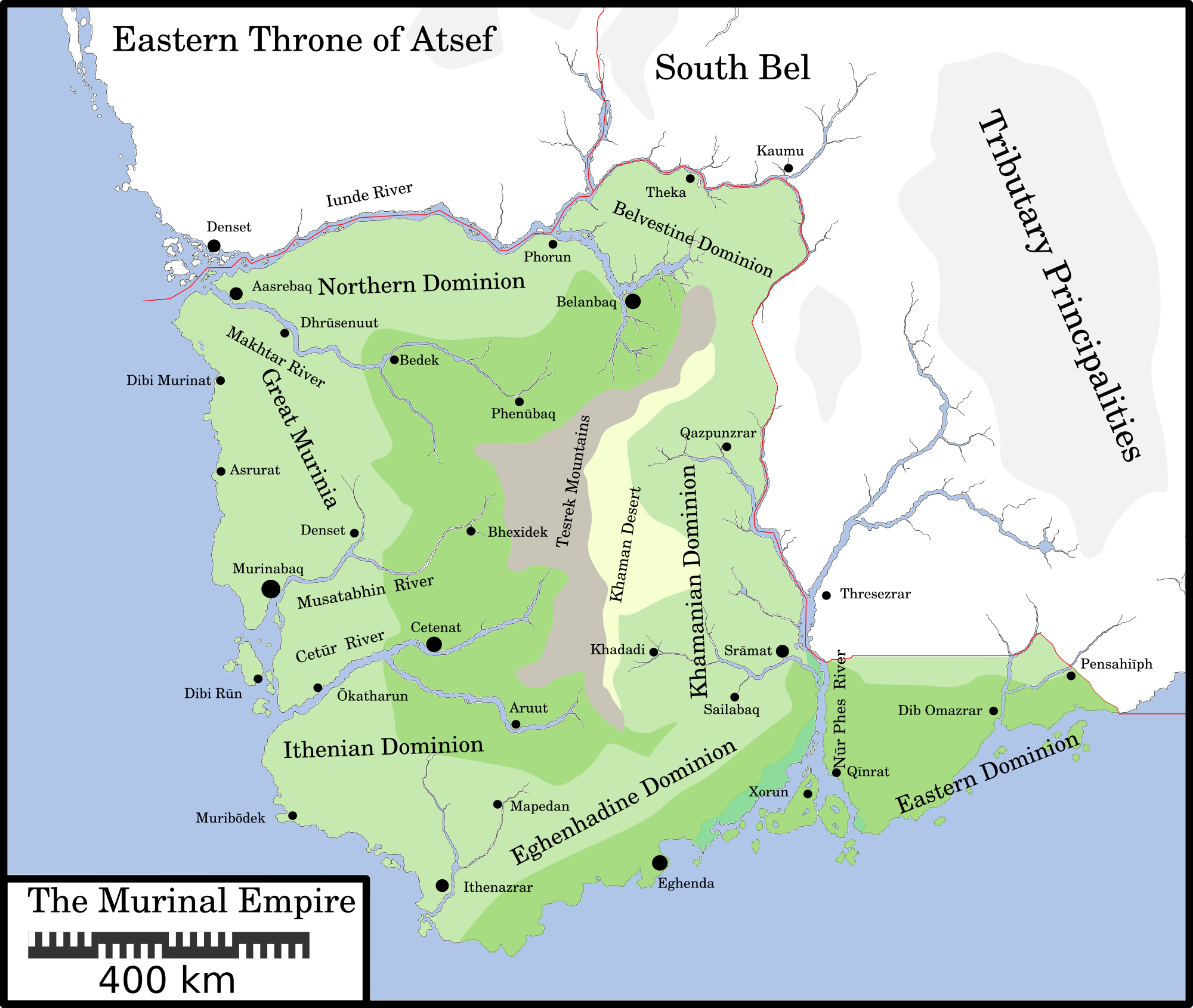 Map of the Murinal Empire